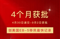 4个月获批绿卡！AmCan美加创下EB-5移民中国最快记录